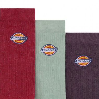 DICKIES VALLEY GROVE SOCKS 3-PACK VINTAGE VIOLET