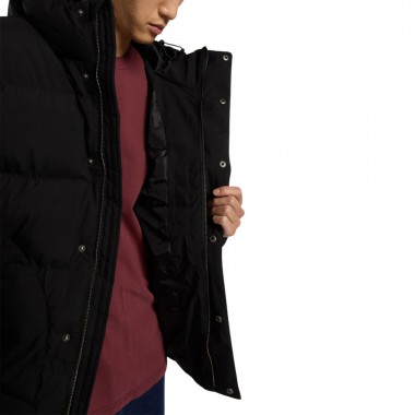 DICKIES EAGLEVILLE HOODED PUFFER JACKET BLACK
