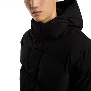 DICKIES EAGLEVILLE HOODED PUFFER JACKET BLACK