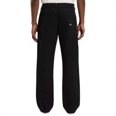 DICKIES CARPENTER CANVAS PANTS BLACK