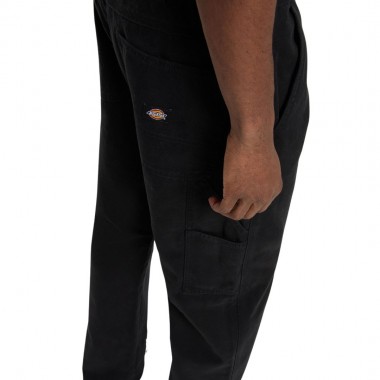 DICKIES CARPENTER CANVAS PANTS BLACK