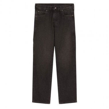 DICKIES 993 REGULAR TAPERED CARPENTER JEANS BLACK WASH FADED
