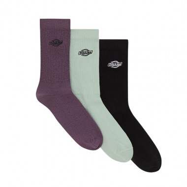 DICKIES SUMMERDALE SOCKS 3-PACK VINTAGE VIOLET