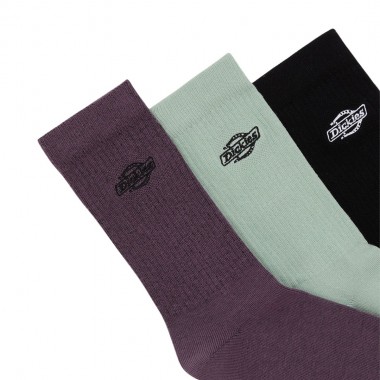 DICKIES SUMMERDALE SOCKS 3-PACK VINTAGE VIOLET