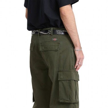 DICKIES 247 LOOSE STRAIGHT GARMENT DYED CARGO PANTS DEEP DEPTHS