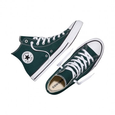 CONVERSE CHUCK TAYLOR ALL STAR CANVAS HI TOP SHOES STEELY PINE