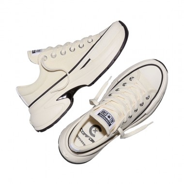 CONVERSE RUN STAR CRUSH W SHOES EGRET/EGRET/BLACK