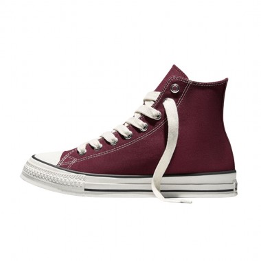 CONVERSE CHUCK TAYLOR THROWBACK HI TOP SHOES DP BORDEAUX/V.WHT
