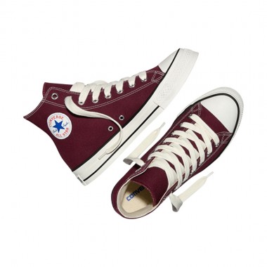 CONVERSE CHUCK TAYLOR THROWBACK HI TOP SHOES DP BORDEAUX/V.WHT