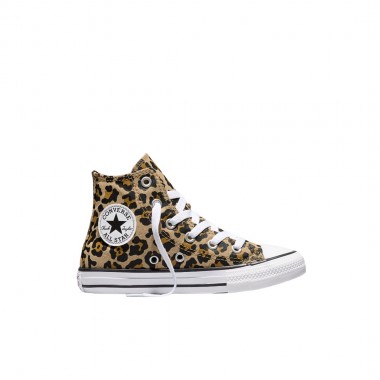 CONVERSE CHUCK TAYLOR ALL STAR K HI TOP SHOES HAY/HONEY STK/BLK