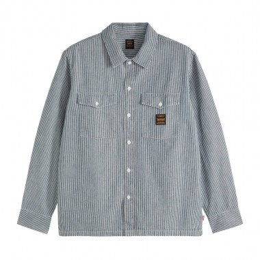 LEVI'S WORKER DENIM LS SHIRT WASHINGTON STRIPE III
