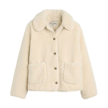 LEVI'S REMA W SHERPA JACKET WHITE SWAN