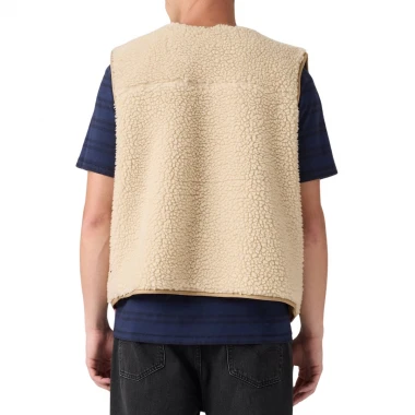 LEVI'S SEACLIFF SHERPA VEST SHERPA CREAM
