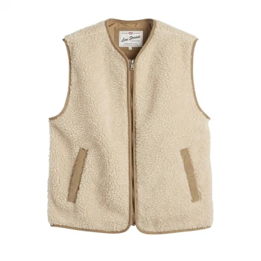 LEVI'S SEACLIFF SHERPA VEST SHERPA CREAM