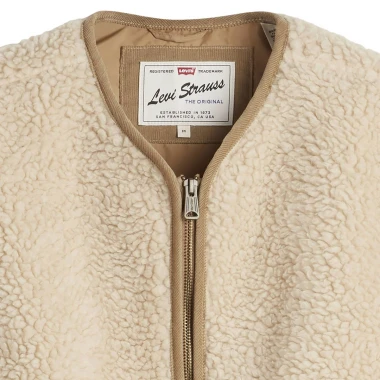 LEVI'S SEACLIFF SHERPA VEST SHERPA CREAM