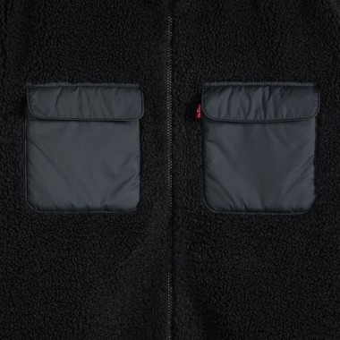LEVI'S CAMPO SHERPA JACKET JET BLACK