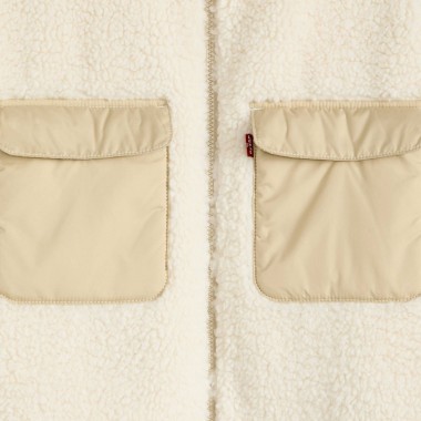 LEVI'S CAMPO SHERPA JACKET OATMEAL