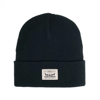 LEVI'S EMBARCADERO BEANIE ANTHRACITE NIGHT