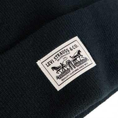 LEVI'S EMBARCADERO BEANIE ANTHRACITE NIGHT