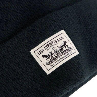LEVI'S EMBARCADERO BEANIE ANTHRACITE NIGHT