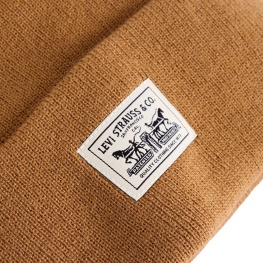 LEVI'S EMBARCADERO BEANIE FOXTROT BROWN