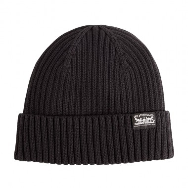 LEVI'S SUNSET BEANIE ANTHRACITE NIGHT