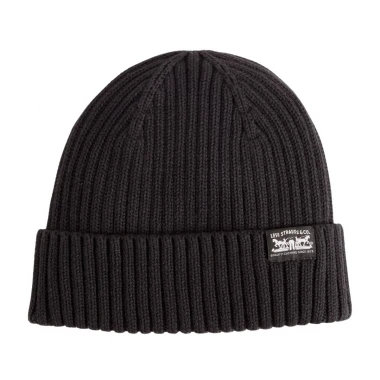 LEVI'S SUNSET BEANIE ANTHRACITE NIGHT