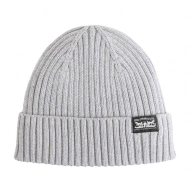 LEVI'S SUNSET BEANIE MORNING FOG HEATHER