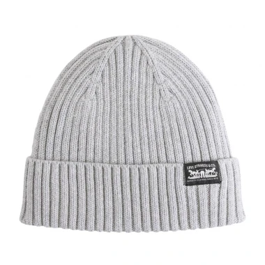 LEVI'S SUNSET BEANIE MORNING FOG HEATHER