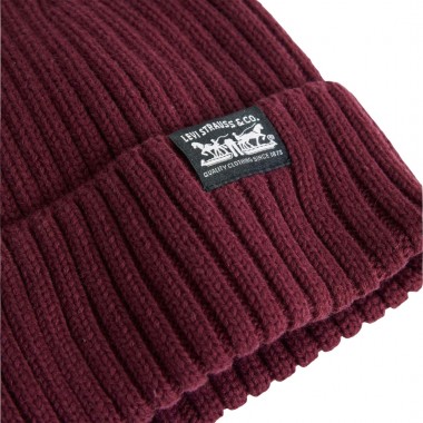 LEVI'S SUNSET BEANIE TAWNY PORT