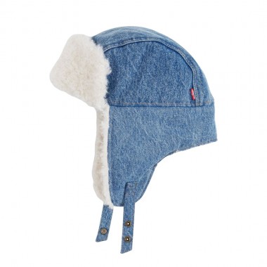 LEVI'S COZY TRAPPER HAT BLUE SKY WASH