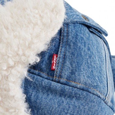 LEVI'S COZY TRAPPER HAT BLUE SKY WASH