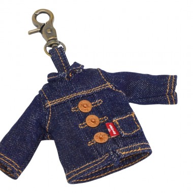 LEVI'S MINI TRUCKER KEYCHAIN OCEAN INDIGO WASH 2