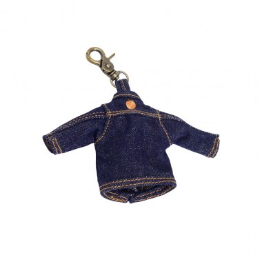 LEVI'S MINI TRUCKER KEYCHAIN OCEAN INDIGO WASH 2