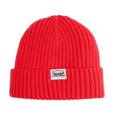 LEVI'S W'S SUNSET BEANIE MARS RED