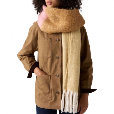 LEVI'S FUZZY SCARF JOLEA STRIPE TAMELESS ROSE