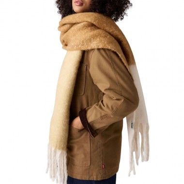 LEVI'S FUZZY SCARF JOLEA STRIPE TAMELESS ROSE