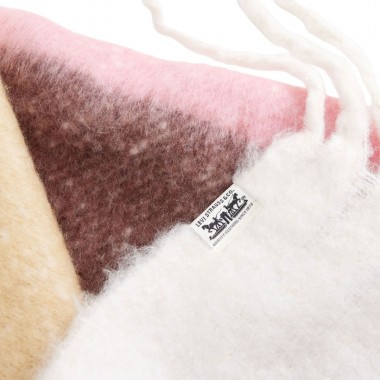 LEVI'S FUZZY SCARF JOLEA STRIPE TAMELESS ROSE