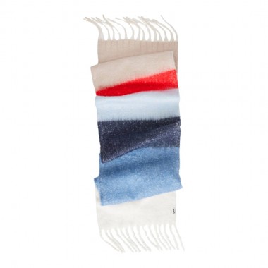 LEVI'S FUZZY SCARF ZYLA PLACED STRIPE MOONLIGHT BLUE