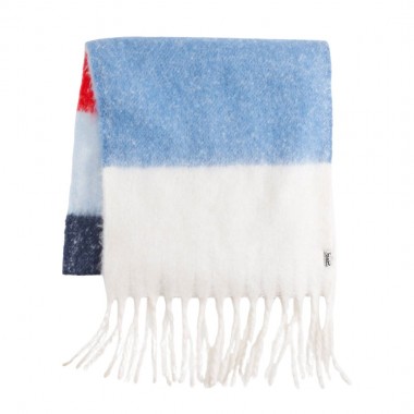 LEVI'S FUZZY SCARF ZYLA PLACED STRIPE MOONLIGHT BLUE