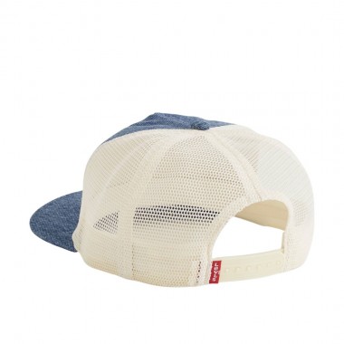 LEVI'S SADDLEMAN TRUCKER CAP OCEAN INDIGO WASH 5 OP 2