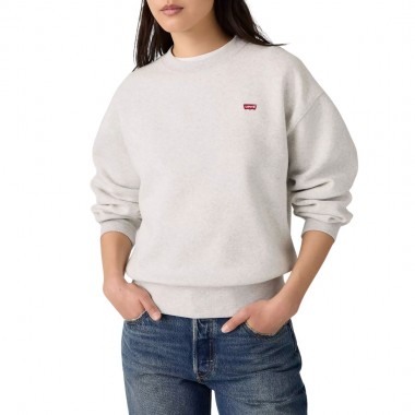 LEVI'S EVERYDAY W CREW SWEATSHIRT FROSTY GREY HEATHER