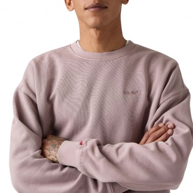 LEVI'S AUTHENTIC CREW-NECK SWEATSHIRT GARMENT DYE QUAIL