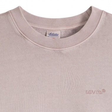 LEVI'S AUTHENTIC CREW-NECK SWEATSHIRT GARMENT DYE QUAIL