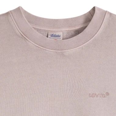 LEVI'S AUTHENTIC CREW-NECK SWEATSHIRT GARMENT DYE QUAIL