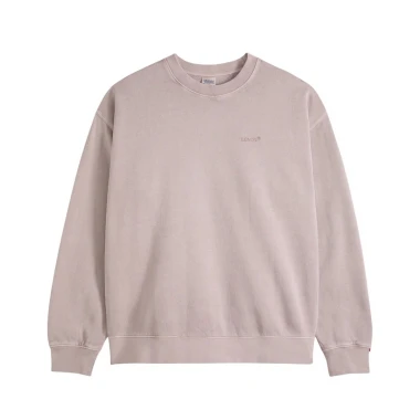 LEVI'S AUTHENTIC CREW-NECK SWEATSHIRT GARMENT DYE QUAIL