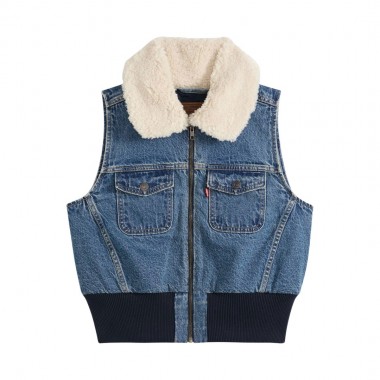 LEVI'S TINY W SHERPA VEST RESCUED CITY