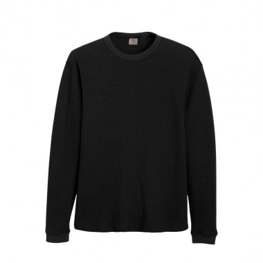 LEVI'S RT LS RLX THERMAL TEE MINERAL BLACK
