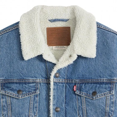 LEVI'S TYPE 3 SHERPA TRUCKER JACKET WASHED AWAY SHERPA
