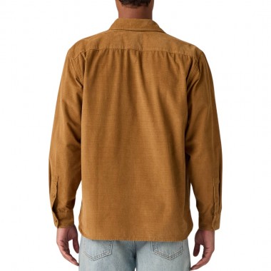 LEVI'S JACKSON WORKER CORDUROY LS SHIRT FOXTROT BROWN